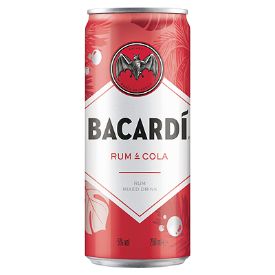Bacardi-cola blik